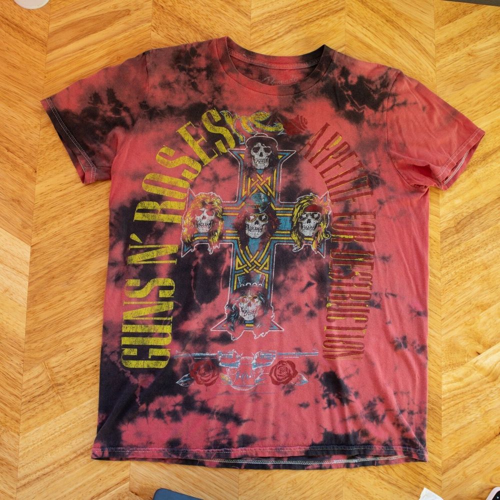 Adult T-Shirt Guns And Roses 90s Single Stitch Appetite For Destruction - Picture 10 of 10
